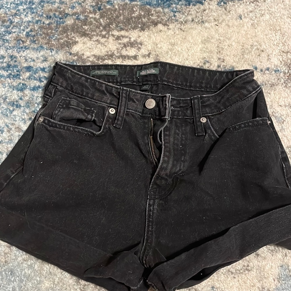 wild fable jean shorts black